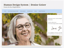 Tablet Screenshot of denise-geiser.ch